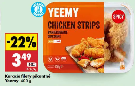 Yeemy kuracie filety pikantné
