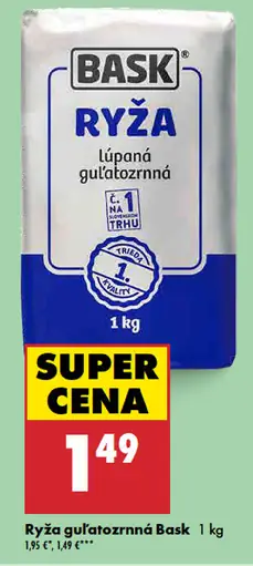 Bask Ryža lúpaná guľatozrnná