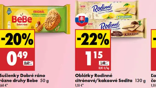 BeBe Dobré ráno sušienky