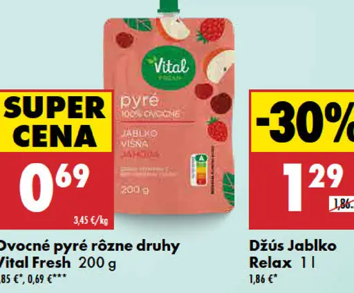 Vital Fresh Kapsička ovocná rôzne druhy