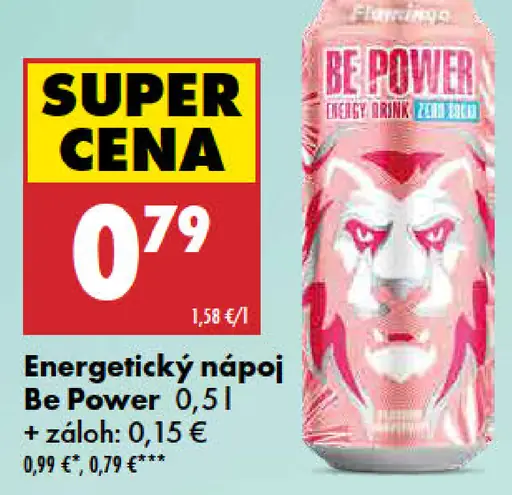 Be Power Energetický nápoj plechovka