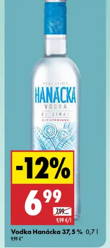 Hanácká Vodka 37,5%