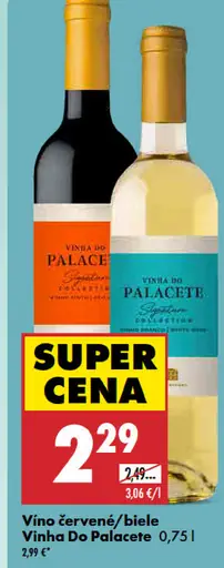 Palacete víno červené alebo biele