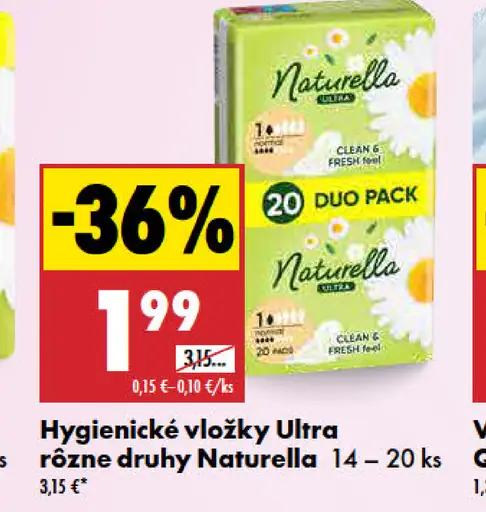 Naturella Ultra hygienické vložky