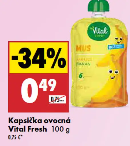 Vital Fresh ovocná kapsička
