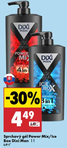 Dixi Man sprchový gél Power Mix