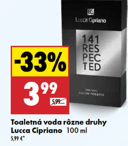 Lucca Cipriano Toaletná voda