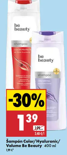 Be Beauty Šampón Color/Hyaluronic/Volume