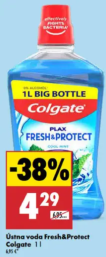 Colgate ústna voda Plax Fresh & Protect
