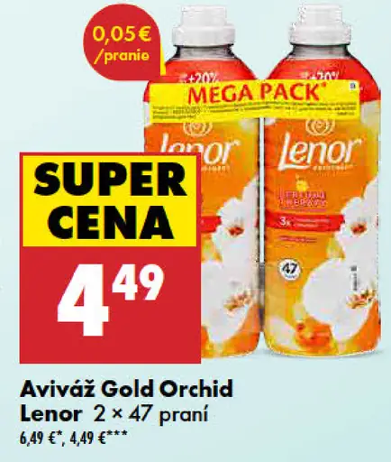 Lenor Gold Orchid aviváž