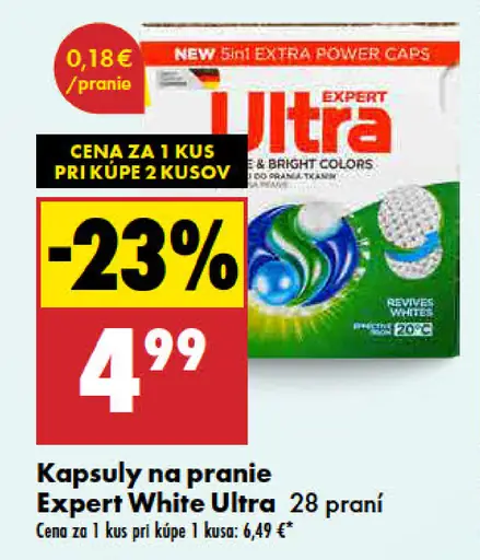Expert White Ultra kapsuly na pranie