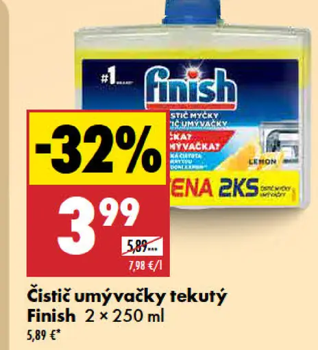 Finish čistič umývačky