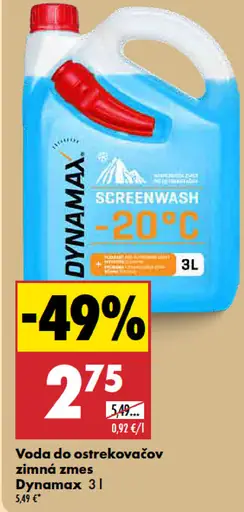 Dynamax Voda do ostrekovačov zimná zmes