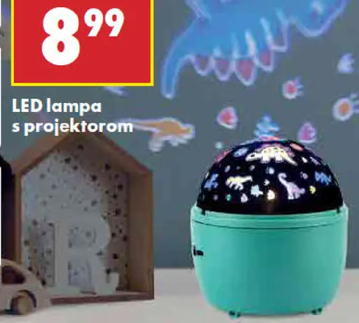 Lethe LED lampa s projektorom