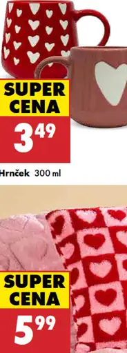 Hrnček s valentínskym motívom