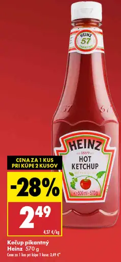 Heinz jemný kečup