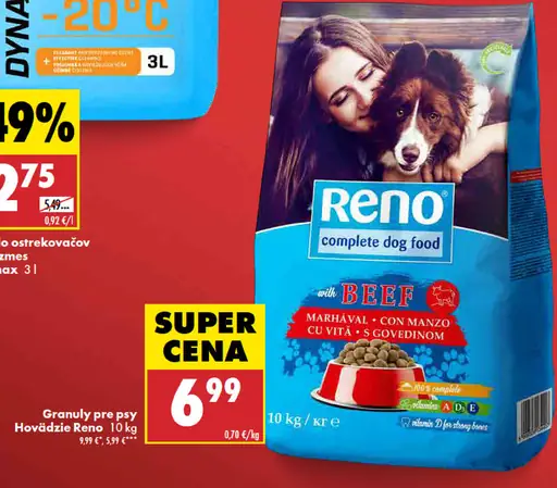 Reno Granuly pre psy hovädzie