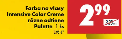 Palette Intensive Color Creme farba na vlasy nugát 6-65