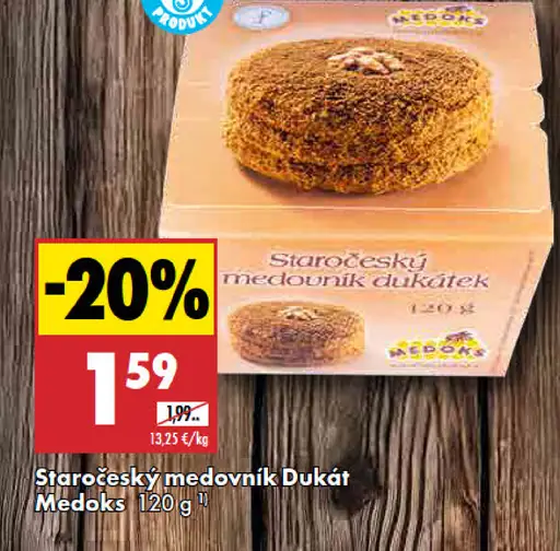 Staročeský medovník Dukát Medoks