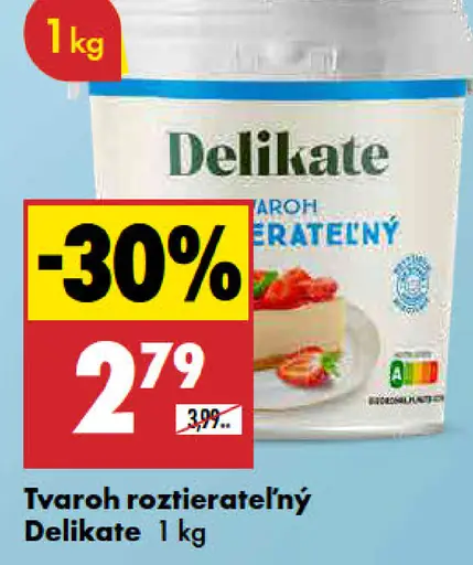 Delikate Tvaroh roztierateľný