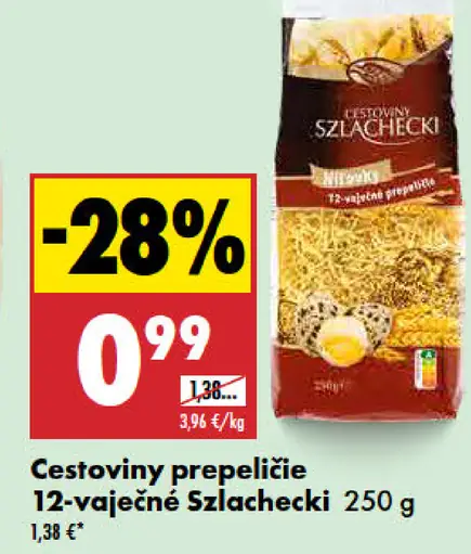 Szlachecki Cestoviny prepeličie 12-vaječné