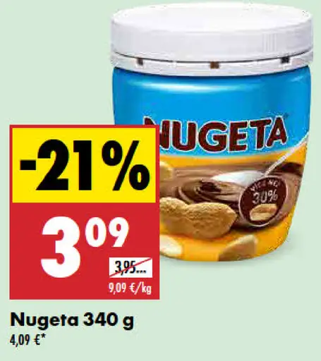 Nugeta lieskovo-oriešková nátierka