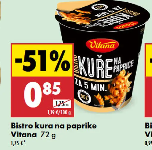 Vitana Bistro kura na paprike