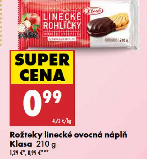Klasa rožteky linecké ovocné polomáčané