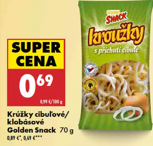 Golden Snack Krúžky cibuľové