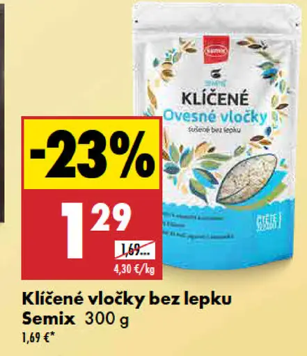 Semix klíčené ovsené vločky bez lepku