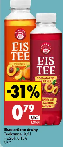 Teekanne Eistee ľadový čaj rôzne druhy