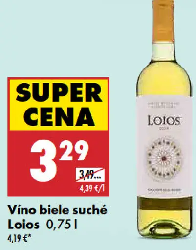 Loios víno biele suché
