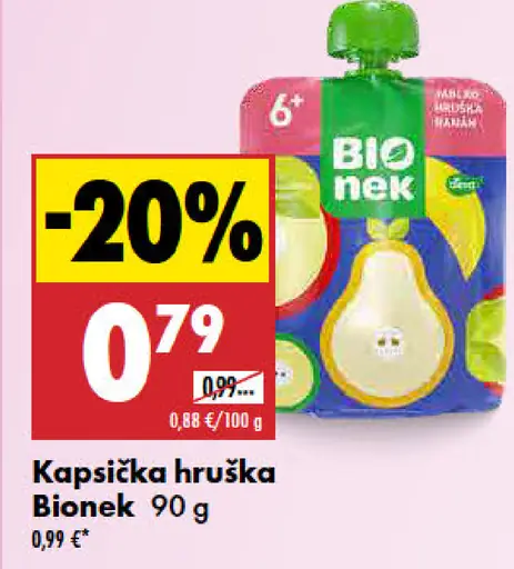 Bionek Kapsička hruška