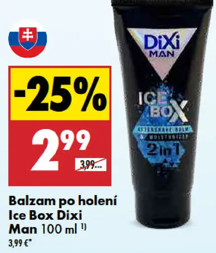 Dixi Man Ice Box balzam po holení