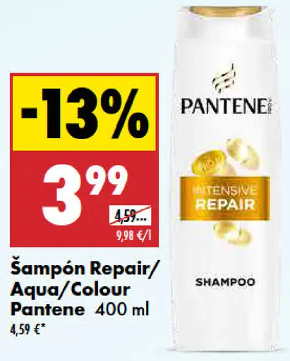 Pantene šampón Repair/Aqua/Colour