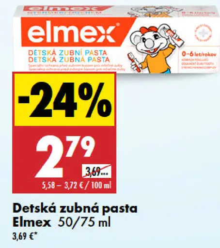 Elmex Junior detská zubná pasta