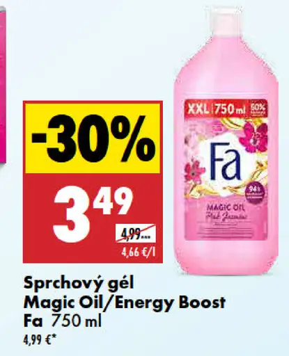 Fa sprchový gél Magic Oil/Energy Boost