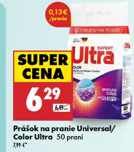 Ultra Universal/Color Expert prášok na pranie