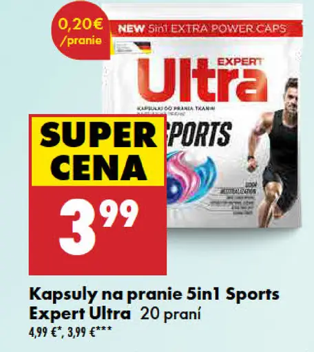 Expert Ultra 5in1 Sports kapsuly na pranie