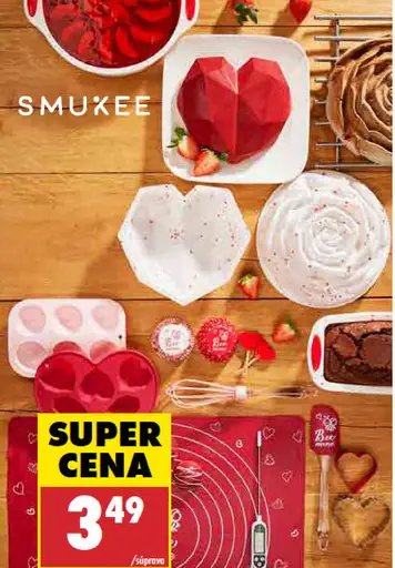 Smukee pomôcky na pečenie Valentín
