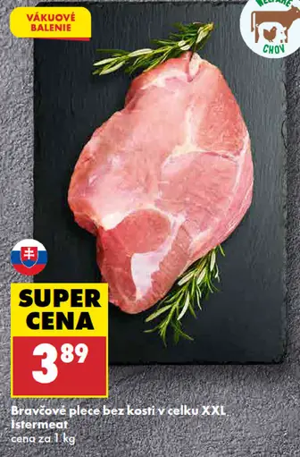Istermeat bravčové plece bez kosti vcelku XXL