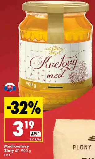 Zlatý úľ med kvetový