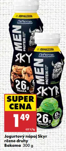 Bakoma Jogurtový nápoj Skyr