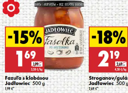 Jadłowiec fazuľa s klobásou