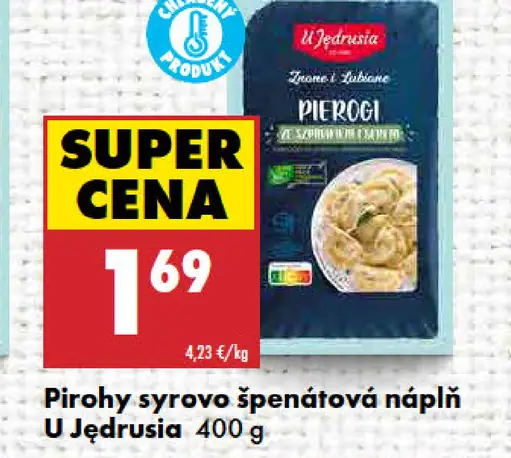 U Jędrusia pirohy syrovo špenátová náplň