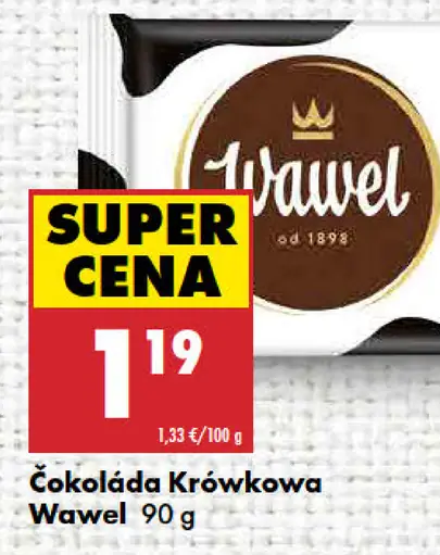 Wawel Krówkowa čokoláda