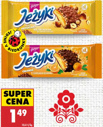 Jeżyki sušienky pomarančové/advocaat