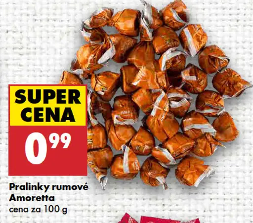 Amoretta rumové pralinky