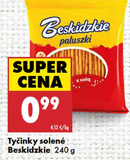 Beskidzkie tyčinky solené