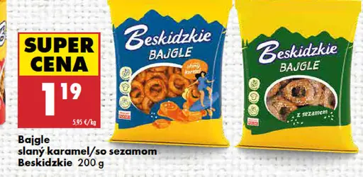 Beskidzkie bajgle slaný karamel alebo so sezamom